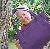 Shona Easton with Purple Queen B bag