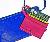 Annie Blue purse with Card-Guard lining